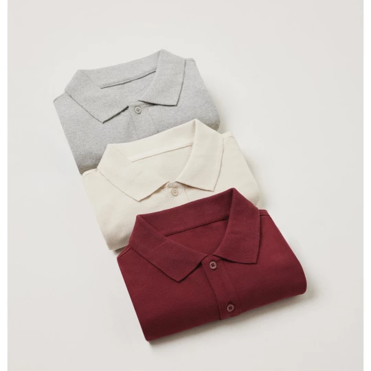 Koszulka polo z bawełny z recyklingu Iqoniq Yosemite (T9200.013.XXXL)-1