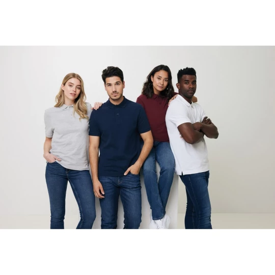 Koszulka polo z bawełny z recyklingu Iqoniq Yosemite (T9200.004.4XL)-1