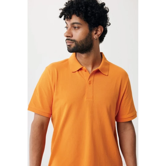 Koszulka polo z bawełny z recyklingu Iqoniq Yosemite (T9200.044.L)-1
