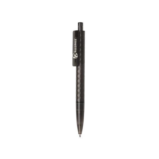 Geometryczny długopis z PC z recyklingu X3 Frosted (P611.3301)-1