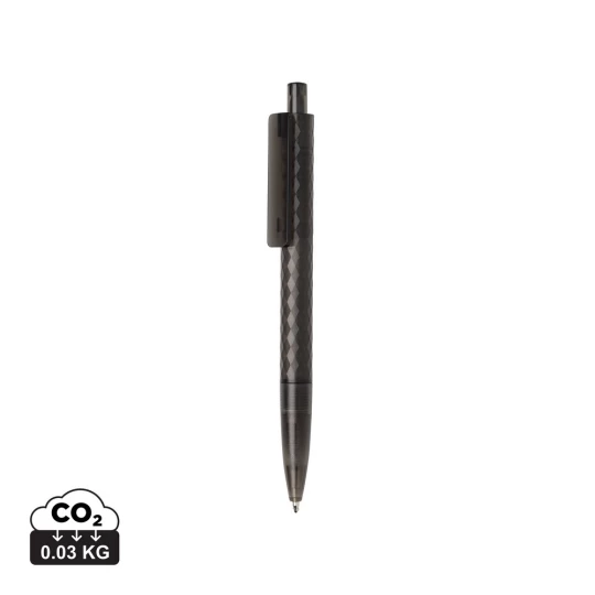 Geometryczny długopis z PC z recyklingu X3 Frosted (P611.3301)-1