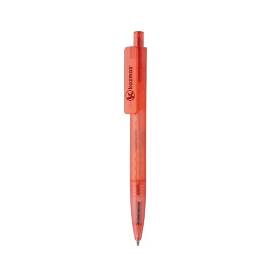 Geometryczny długopis z PC z recyklingu X3 Frosted (P611.3304)-1