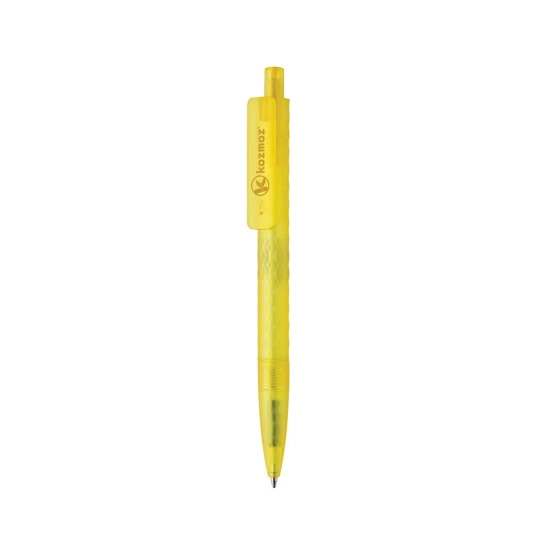 Geometryczny długopis z PC z recyklingu X3 Frosted (P611.3306)-1