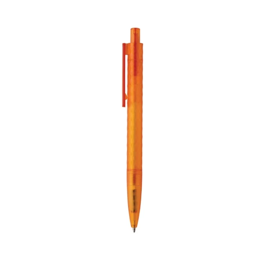 Geometryczny długopis z PC z recyklingu X3 Frosted (P611.3308)-1