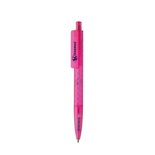 Geometryczny długopis z PC z recyklingu X3 Frosted (P611.3314)-1