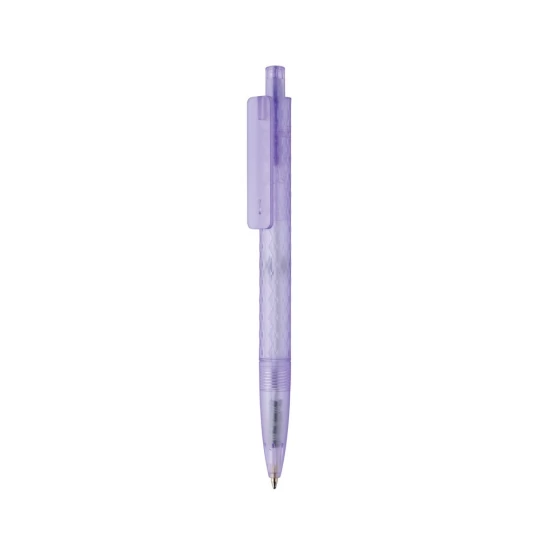 Geometryczny długopis z PC z recyklingu X3 Frosted (P611.3330)-1