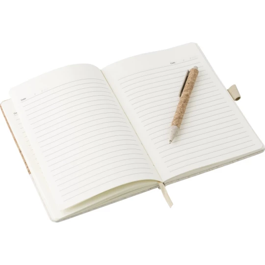 Notebook approx. A5 with ball pen (V0216-16)-1