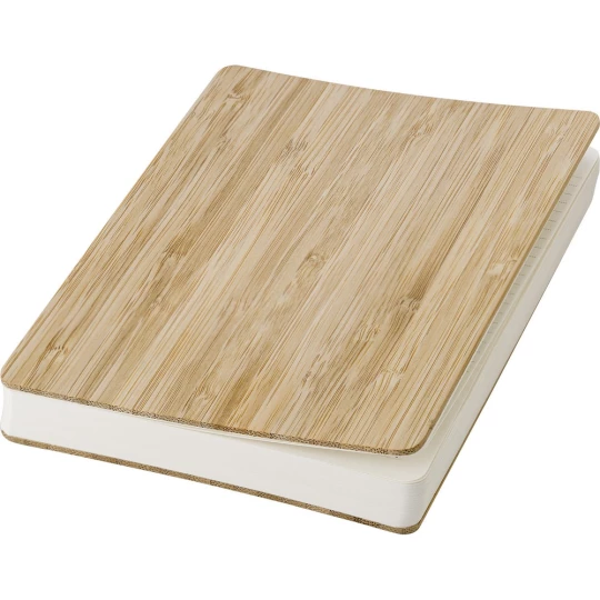 Bamboo notebook approx. B6 with ball pen (V0217-16)-1