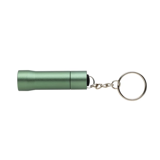 Brelok do kluczy z aluminium z recyklingu, latarka Flash (P514.0407)-1