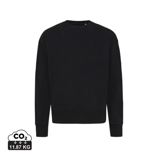 Luźna bluza z bawełny z recyklingu Iqoniq Kruger (T9302.001.S)-1