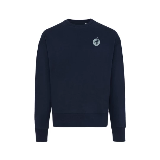 Luźna bluza z bawełny z recyklingu Iqoniq Kruger (T9302.002.S)-1