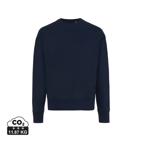 Luźna bluza z bawełny z recyklingu Iqoniq Kruger (T9302.002.XXS)-1