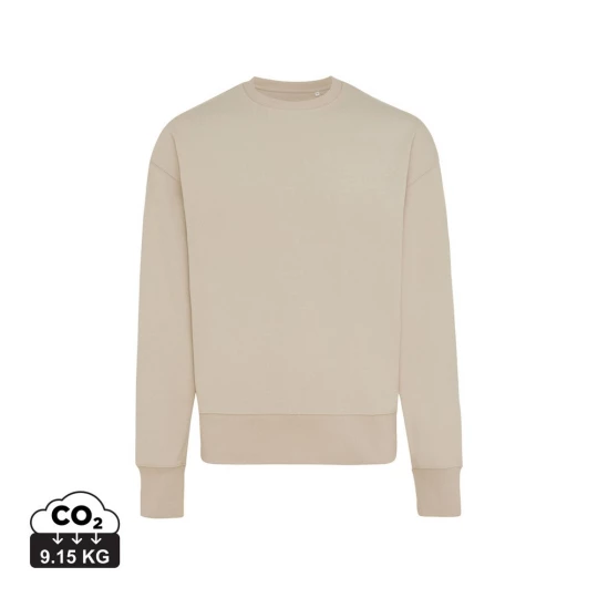 Luźna bluza z bawełny z recyklingu Iqoniq Kruger (T9302.006.XXS)-1