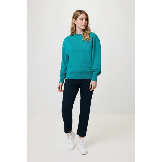 Luźna bluza z bawełny z recyklingu Iqoniq Kruger (T9302.009.L)-1