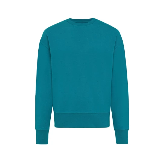 Luźna bluza z bawełny z recyklingu Iqoniq Kruger (T9302.009.M)-1