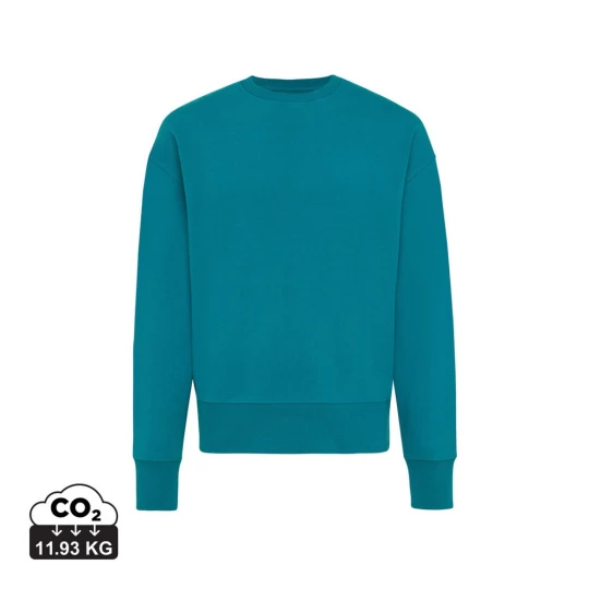 Luźna bluza z bawełny z recyklingu Iqoniq Kruger (T9302.009.XS)-1
