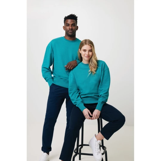 Luźna bluza z bawełny z recyklingu Iqoniq Kruger (T9302.009.XXL)-1