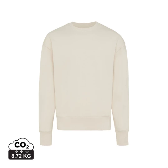 Luźna bluza z bawełny z recyklingu Iqoniq Kruger (T9302.018.S)-1