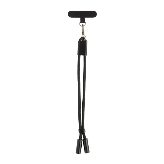 LoopAmp RCS RPET adjustable phone wrist strap 60W cable (P302.5701)-1