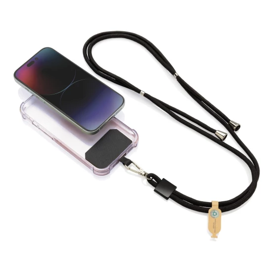 CarryLoop RCS recycled PET adjustable phone holder lanyard (P302.8101)-1