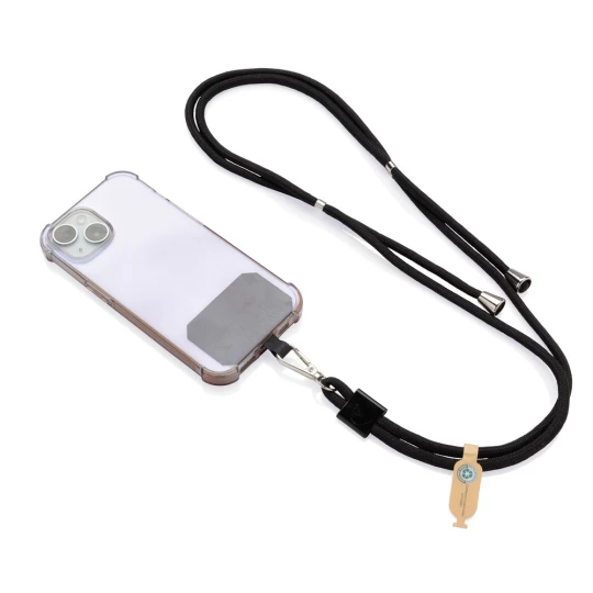 CarryLoop RCS recycled PET adjustable phone holder lanyard (P302.8101)-1