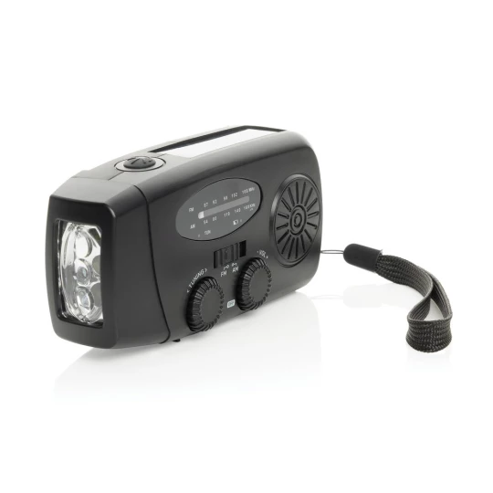 Radio survivalowe AM/FM, power bank 1800 mAh, latarka RescueWave (P326.4301)-1