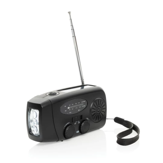 Radio survivalowe AM/FM, power bank 1800 mAh, latarka RescueWave (P326.4301)-1