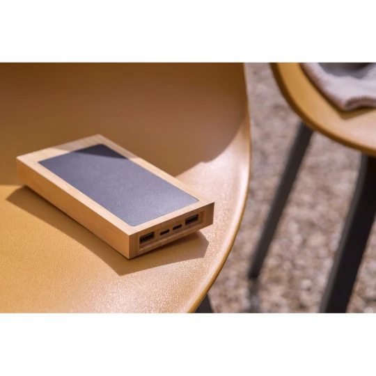 Power bank 10000 mAh z ładowarką słoneczną (VA276-16)-1