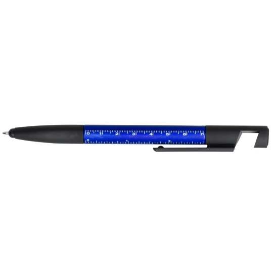 Długopis wielofunkcyjny, czyścik do ekranu, linijka, stojak na telefon, touch pen, śrubokręty (V1849/A-04)-1