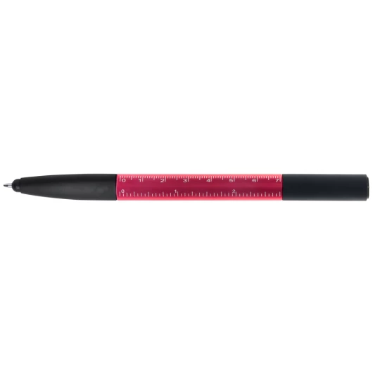 Długopis wielofunkcyjny, czyścik do ekranu, linijka, stojak na telefon, touch pen, śrubokręty (V1849/A-05)-1