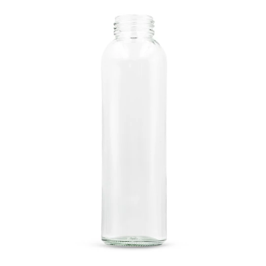 Szklana butelka 500 ml z kolorową wstążką | Viivi (VA062-05)-1
