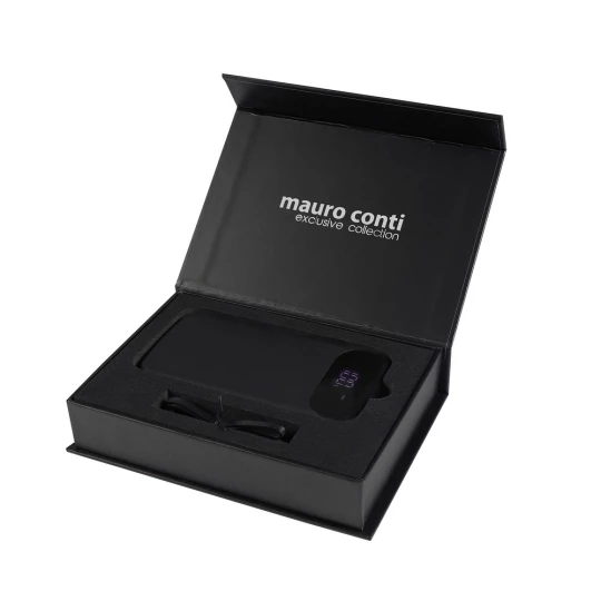 Power bank 8000 mAh Mauro Conti, ładowarka bezprzewodowa 5W | Eric (V0134-03)-1