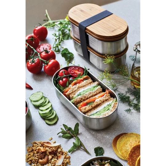 Lunchbox, pudełko śniadaniowe Black+Blum Double Bento (P439.2002)-1