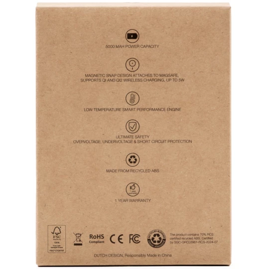 Magnetyczny power bank 5000 mAh BrandCharger Powercharge Air (VB188-02)-1