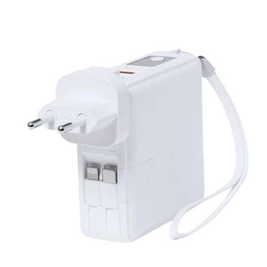 Adapter podróżny, bezprzewodowy power bank 10000 mAh, ładowarka bezprzewodowa 15W (V2027-02)-1