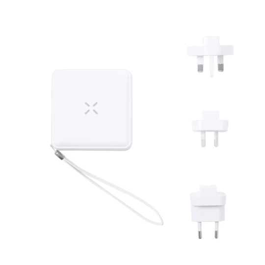 Adapter podróżny, bezprzewodowy power bank 10000 mAh, ładowarka bezprzewodowa 15W (V2027-02)-1