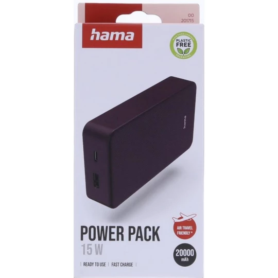 Power bank 20000 mAh Hama Power Pack (VH024-12)-1