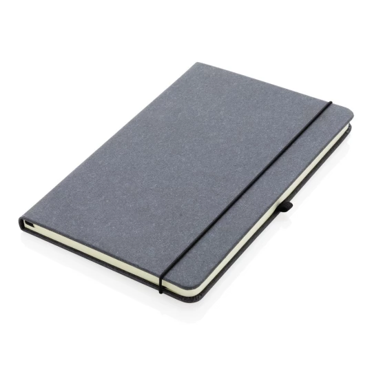 Recycled leather hardcover notebook A5 (P774.202)-1