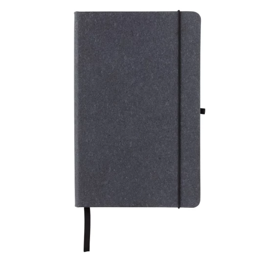 Recycled leather hardcover notebook A5 (P774.202)-1