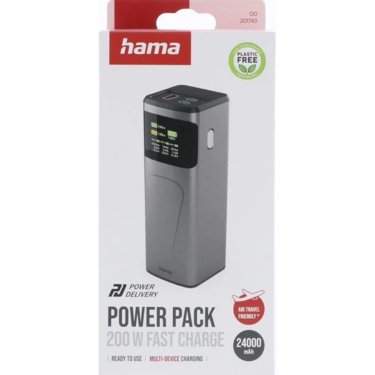 Power bank 24000 mAh Hama High Power 200W (VH030-15)-1