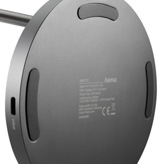 Magnetyczna ładowarka bezprzewodowa 15W Hama (VH036-03)-1