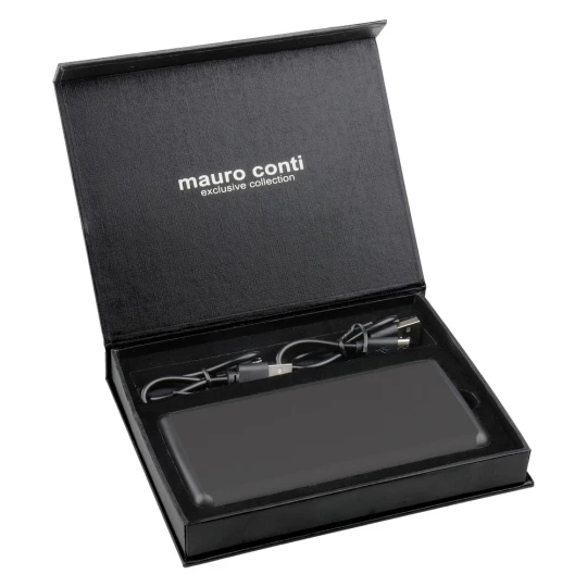 Wireless power bank 10000 mAh Mauro Conti with suction cups, wireless charger 10W | Stef (V4833-03)-1