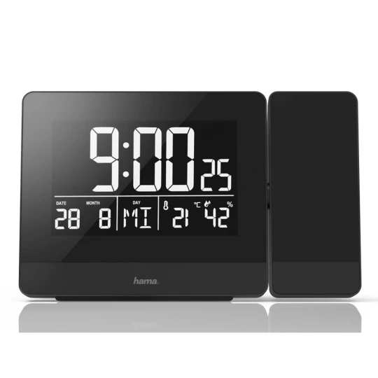 Zegar, budzik z projektorem Hama Plus Charge (VH062-03)-1
