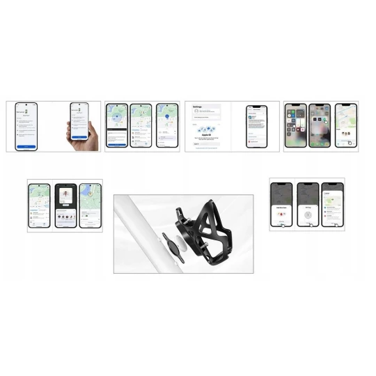 Bicycle bottle holder, tracker MiLi DUO (VAM06-03)-1