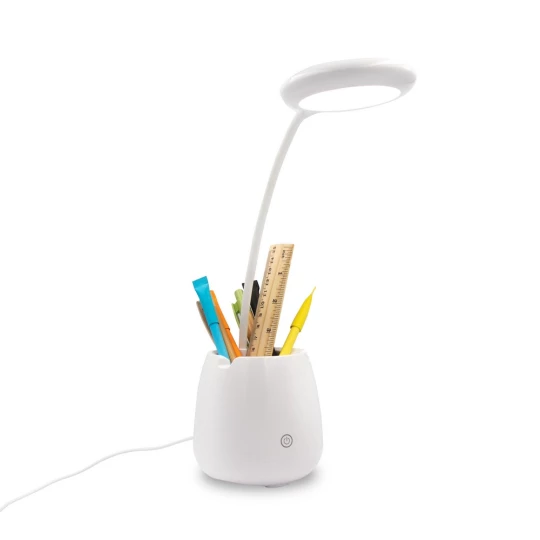 Schreibtischlampe, Wireless Lautsprecher 3W, Telefonständer, Halterung für Schreibutensilien | Asar (V0188-02)-1
