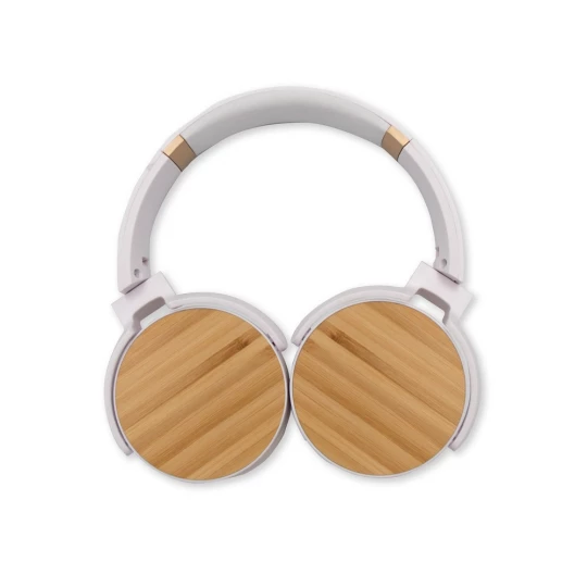 Faltbarer Wireless Kopfhörer, Bambuselemente | Hollie (V0190-02)-1