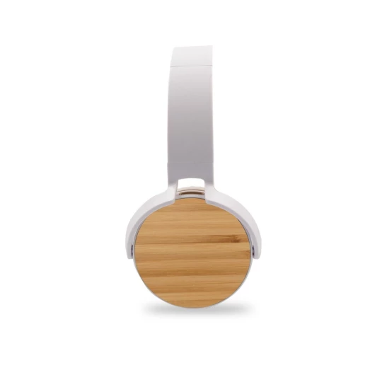 Faltbarer Wireless Kopfhörer, Bambuselemente | Hollie (V0190-02)-1