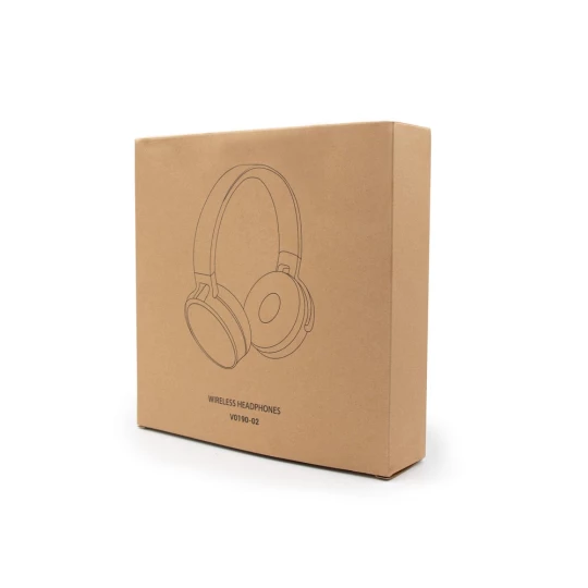 Faltbarer Wireless Kopfhörer, Bambuselemente | Hollie (V0190-02)-1