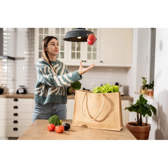 Jute shopping bag | Lucas (V4870-00)-1