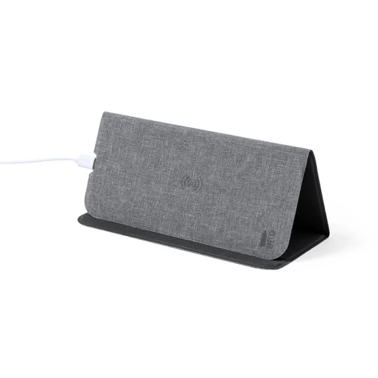Podkładka pod mysz RPET, ładowarka bezprzewodowa 10W (V8322-15)-1